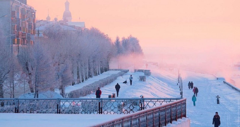 Архангельск Зимой